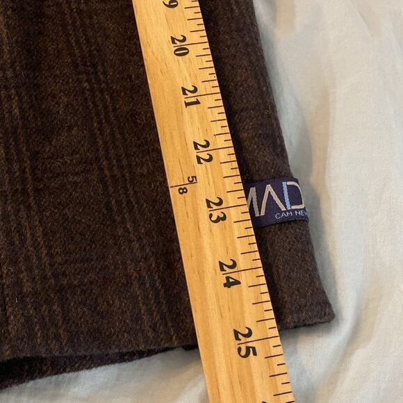 NWT Made by Cam Newton Brown Plaid Wool Blend Sport Coat Size 44R - Picture 7 of 8
